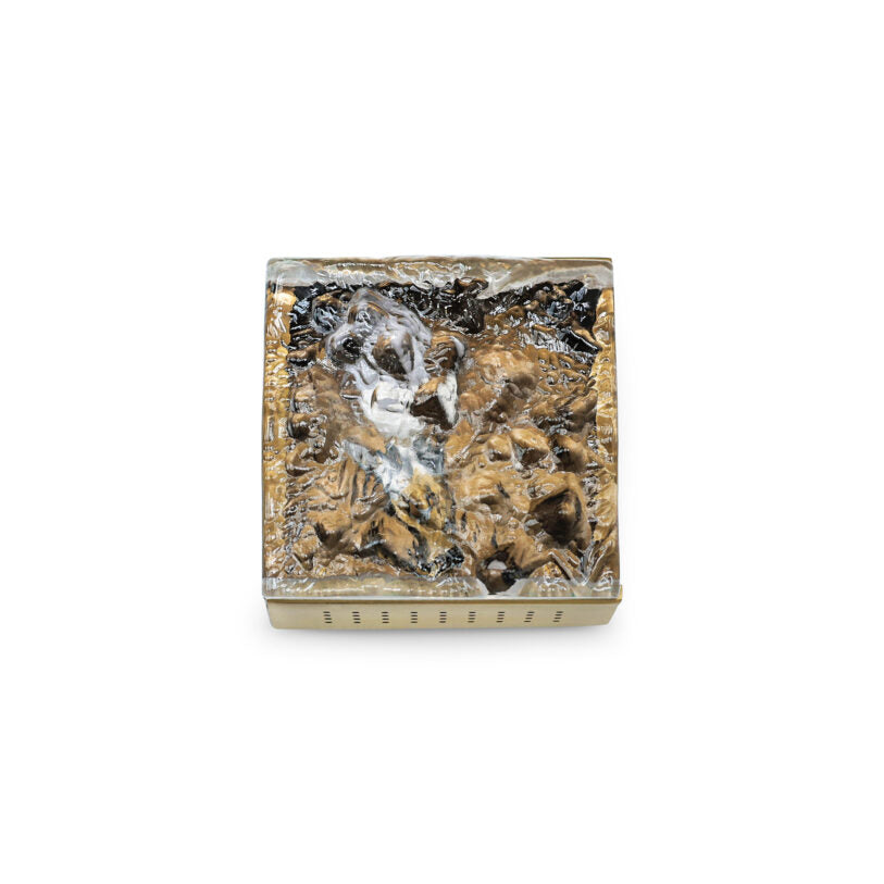 Lorenzo Single Square Glass Wall Light