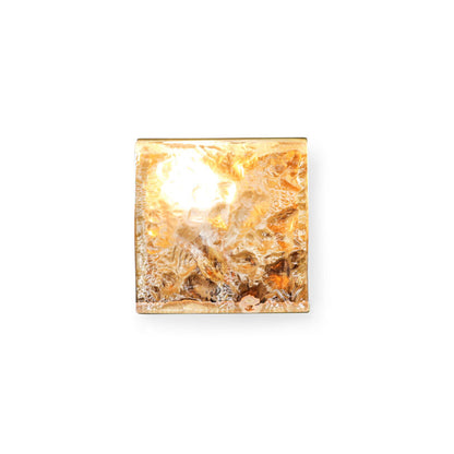 Lorenzo Single Square Glass Wall Light