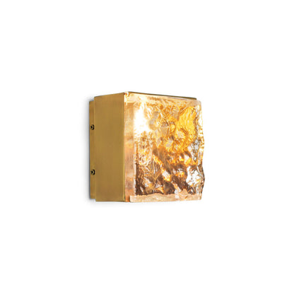 Lorenzo Single Square Glass Wall Light