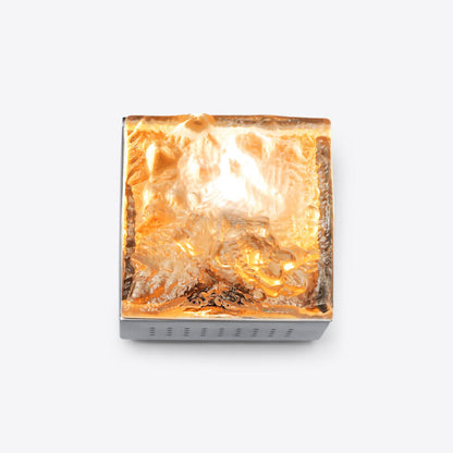 Lorenzo Single Square Glass Wall Light
