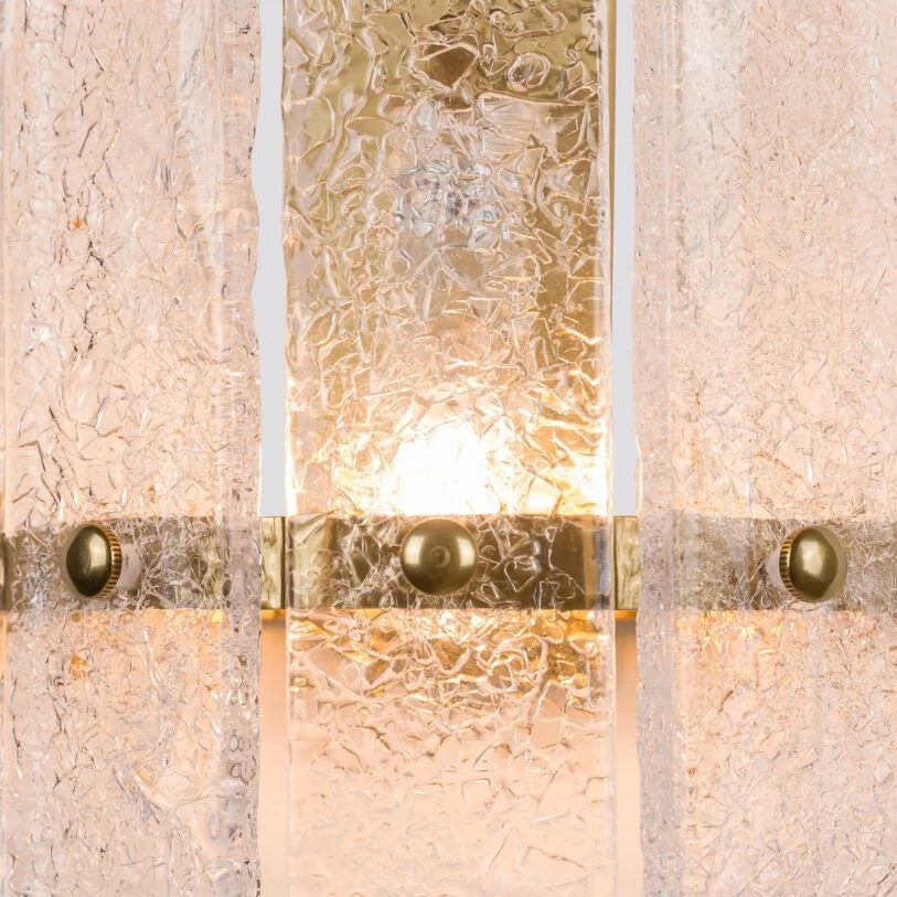 Tahli Crackled Glass Wall Light