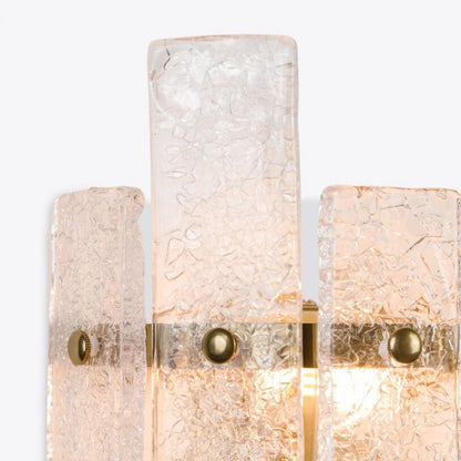 Tahli Crackled Glass Wall Light