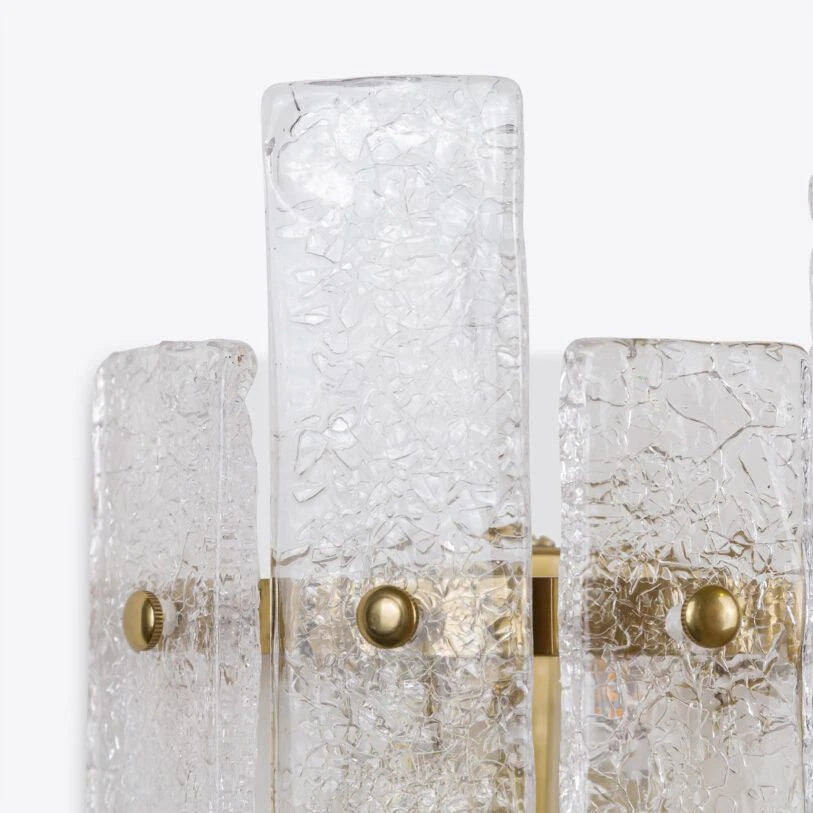 Tahli Crackled Glass Wall Light
