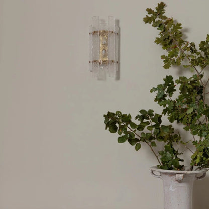 Tahli Crackled Glass Wall Light