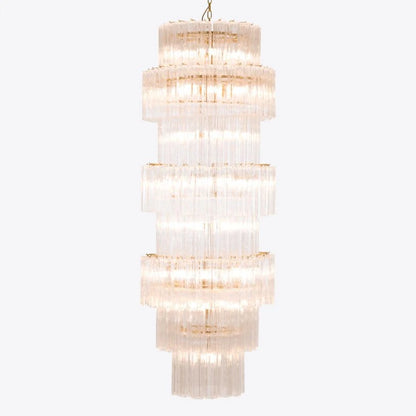 Manhattan Clear Glass Grande Chandelier