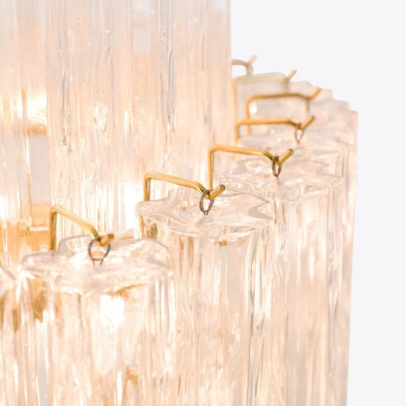 Manhattan Clear Glass Grande Chandelier
