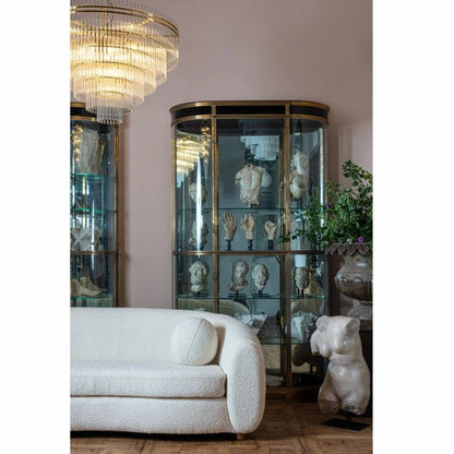 Waldorf Art Deco Tiered Glass Chandelier