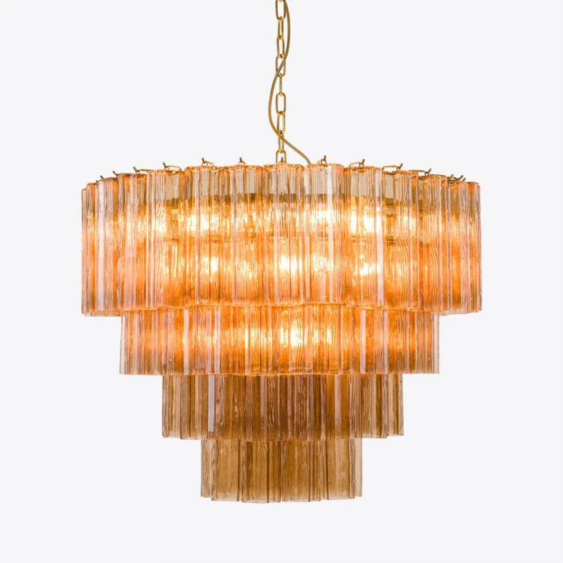 Treviso Fluted Glass Chandelier