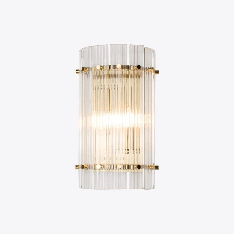 San Francisco Ribbed Glass Wall Light