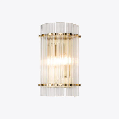 San Francisco Ribbed Glass Wall Light
