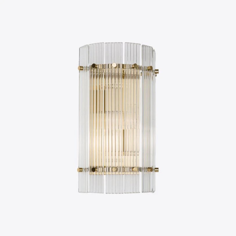 San Francisco Ribbed Glass Wall Light