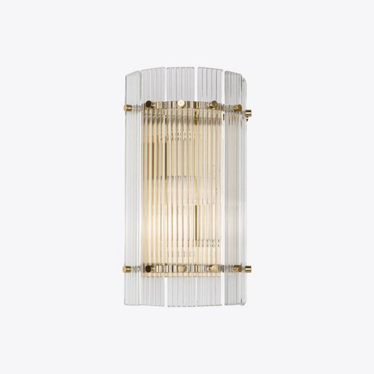 San Francisco Ribbed Glass Wall Light