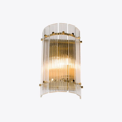 San Francisco Ribbed Glass Wall Light