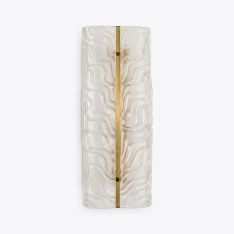 Diablo Textured Glass Wall Light