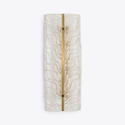 Diablo Textured Glass Wall Light