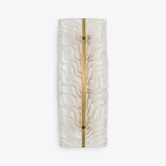 Diablo Textured Glass Wall Light