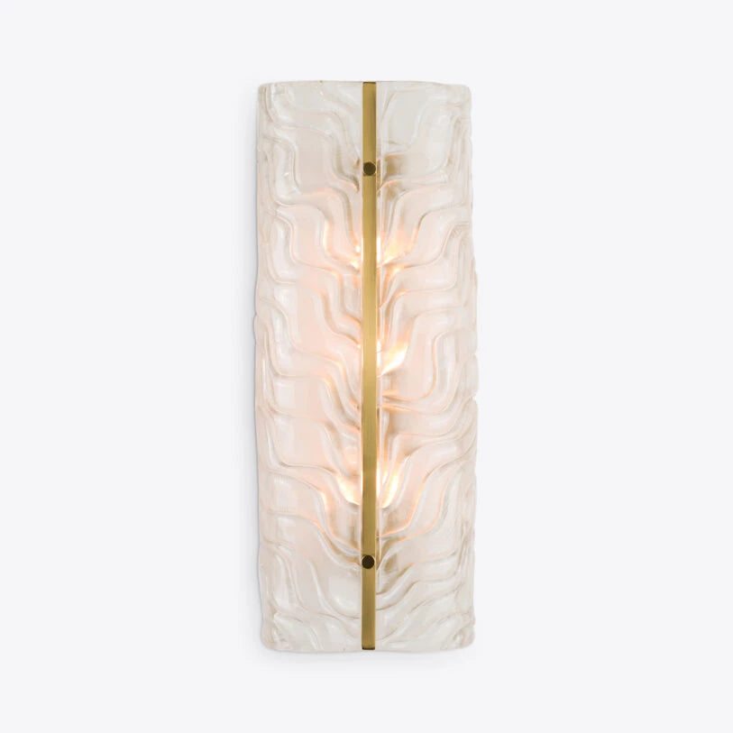 Diablo Textured Glass Wall Light