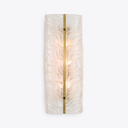 Diablo Textured Glass Wall Light
