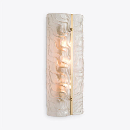 Diablo Textured Glass Wall Light