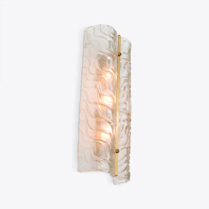 Diablo Textured Glass Wall Light