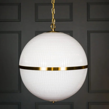 Parisian Glass Globe Pendant