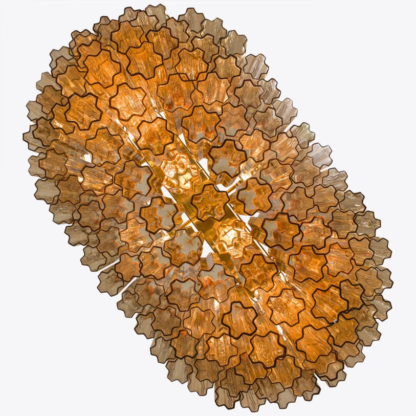 Treviso Dining Fluted Glass Chandelier