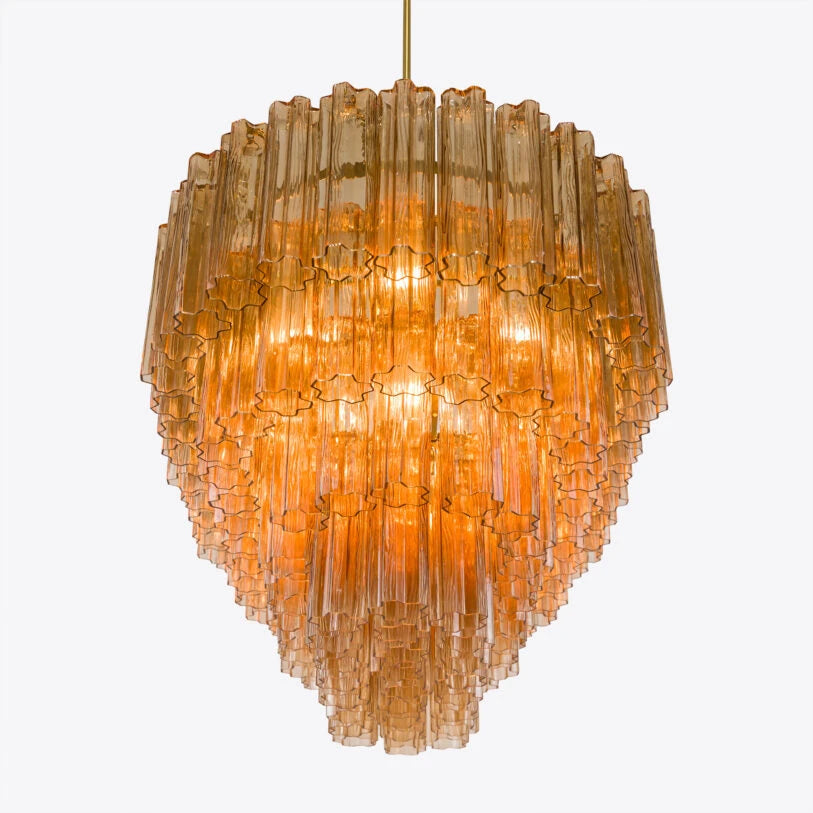 Treviso Dining Fluted Glass Chandelier