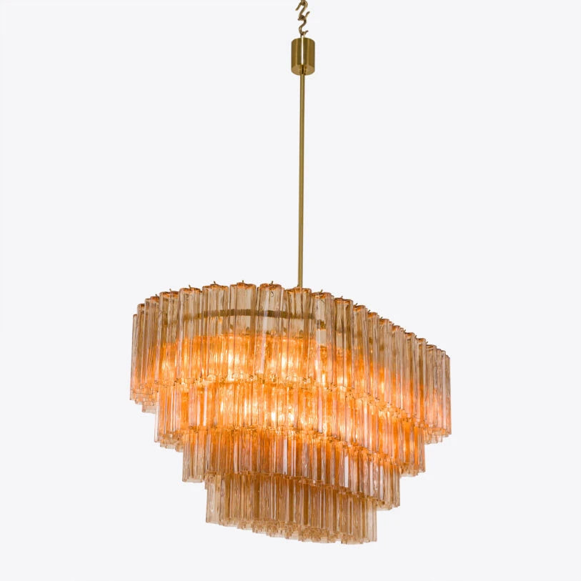 Treviso Dining Fluted Glass Chandelier