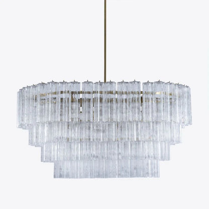 Treviso Dining Fluted Glass Chandelier