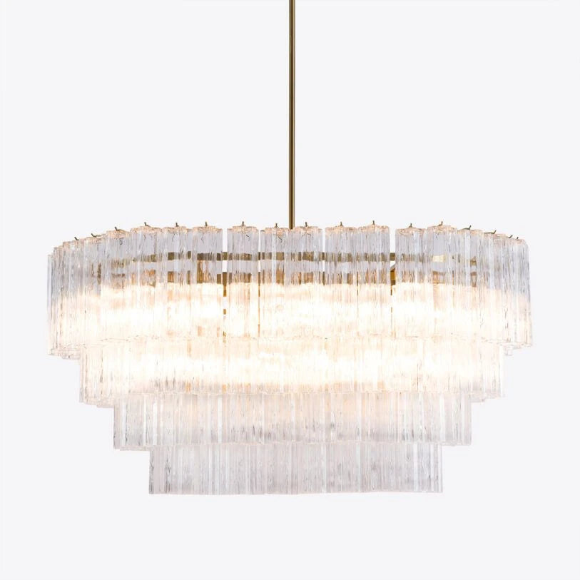 Treviso Dining Fluted Glass Chandelier