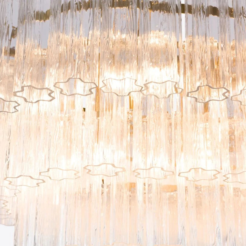 Treviso Dining Fluted Glass Chandelier