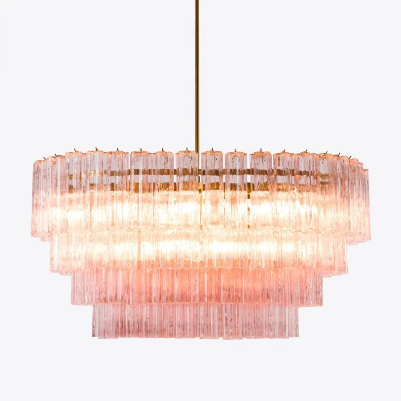 Treviso Dining Fluted Glass Chandelier