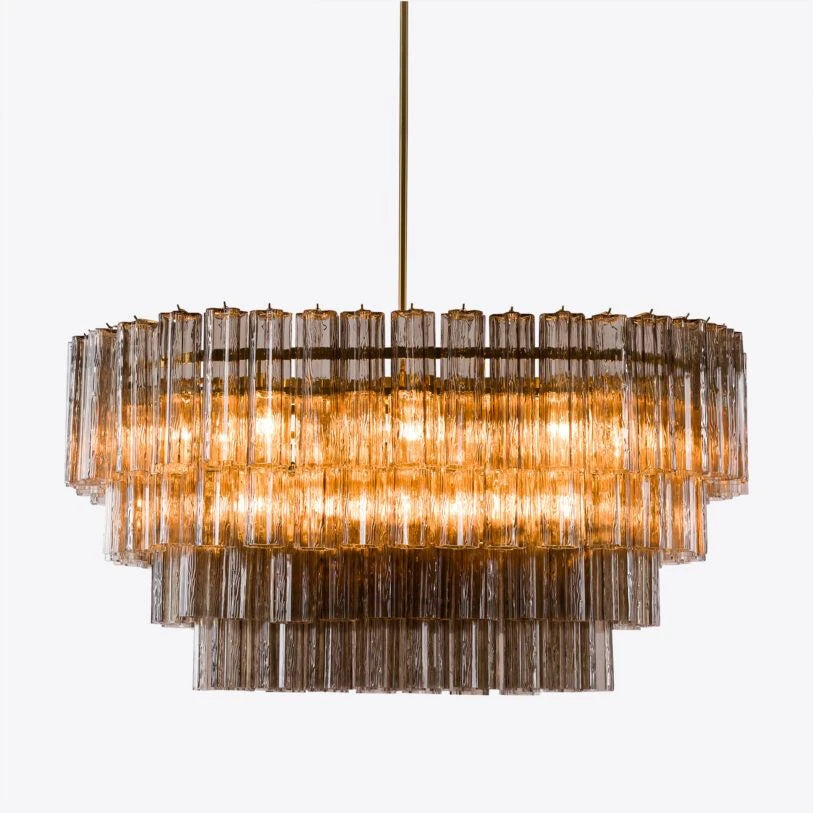Treviso Dining Fluted Glass Chandelier