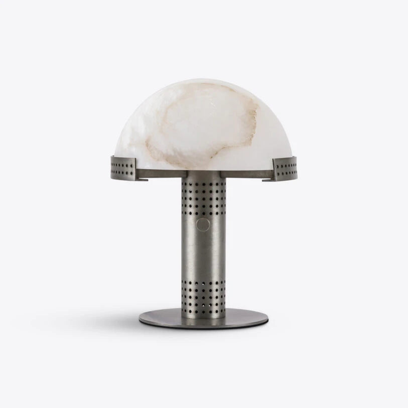 Bronx Alabaster Mushroom Table Lamp