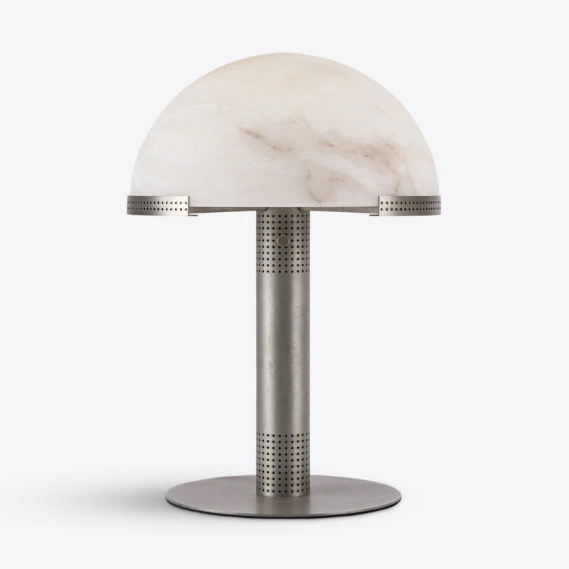 Bronx Alabaster Mushroom Table Lamp