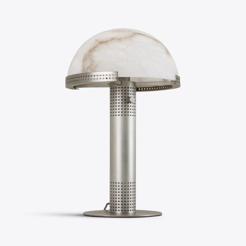 Bronx Alabaster Mushroom Table Lamp