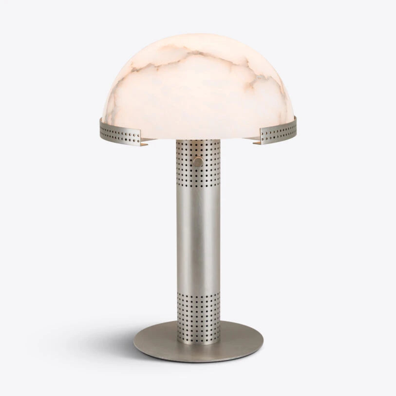 Bronx Alabaster Mushroom Table Lamp