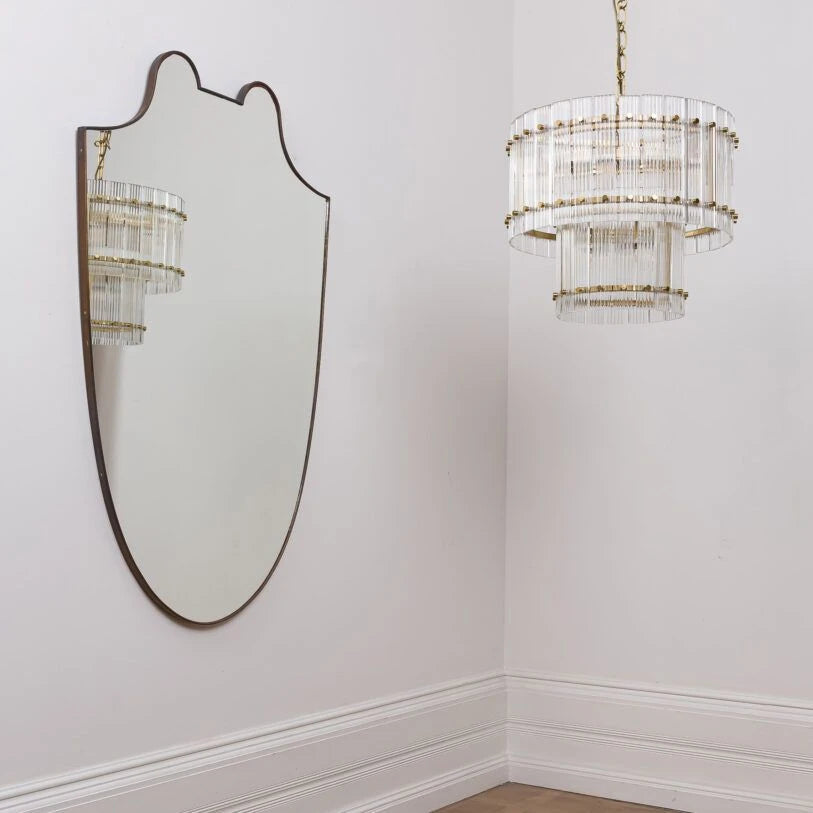 San Francisco Double Tier Glass Chandelier