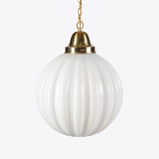 Pumpkin Opal Globe Pendant