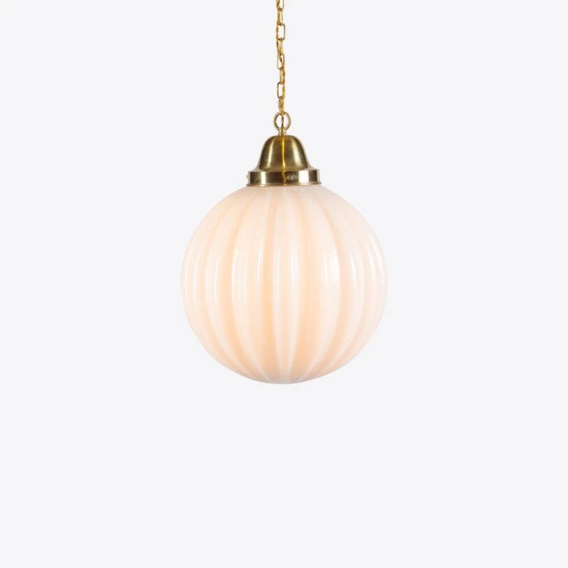 Pumpkin Opal Globe Pendant