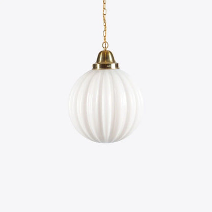 Pumpkin Opal Globe Pendant