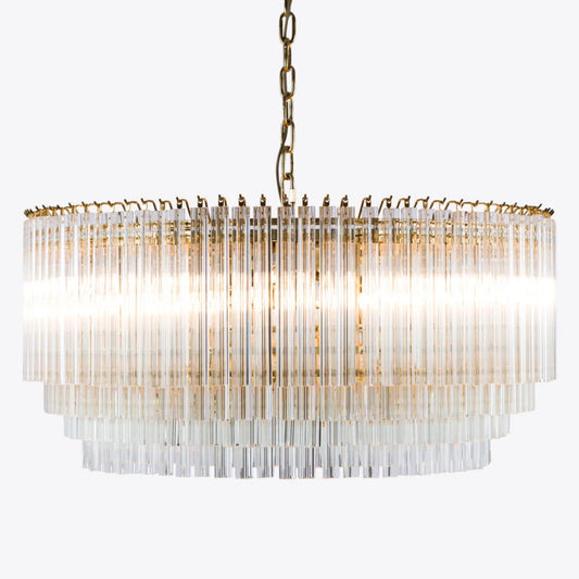 Amaro Glass Drum Chandelier