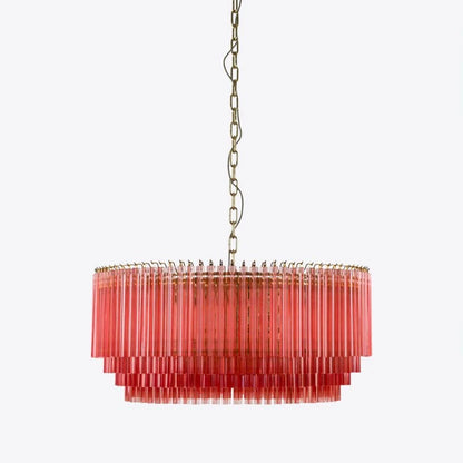 Amaro Glass Drum Chandelier