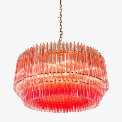 Amaro Glass Drum Chandelier