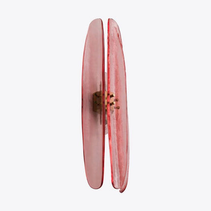 Dahlia Curved Glass Wall Light