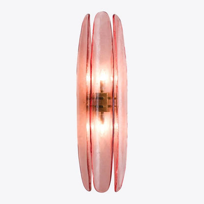 Dahlia Curved Glass Wall Light