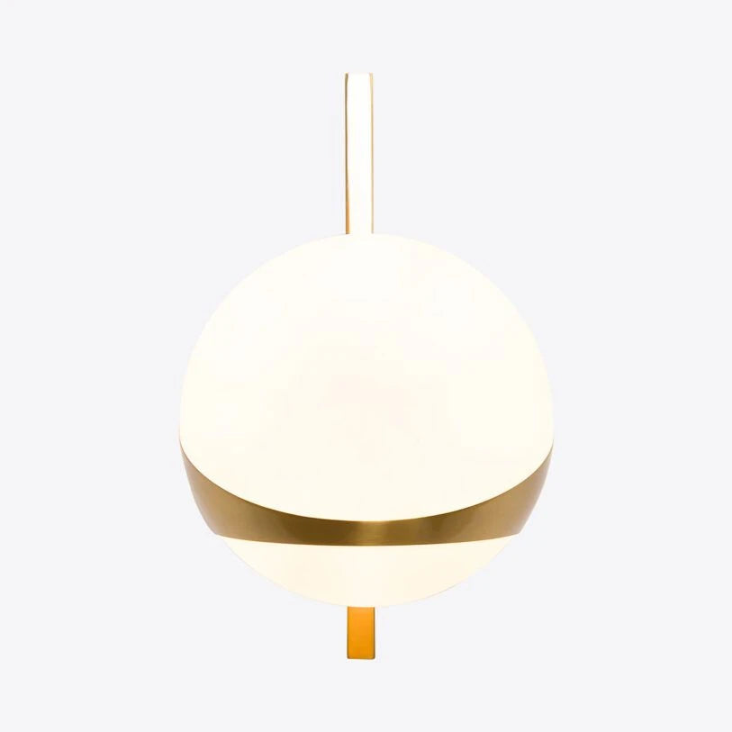 Lucca Opal Glass Globe Wall Light