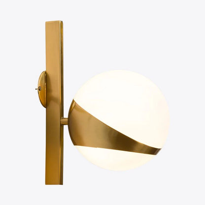 Lucca Opal Glass Globe Wall Light