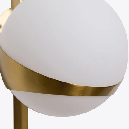 Lucca Opal Glass Globe Wall Light