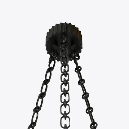 Chaplin Alabaster Plafonnier Chandelier